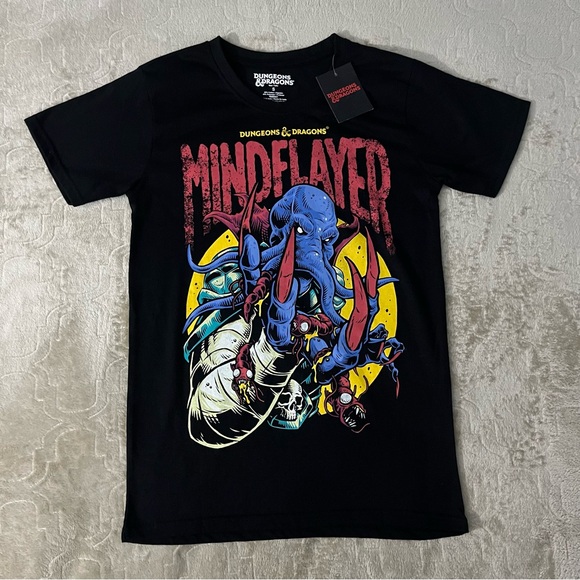 Dungeons & Dragons Other - Dungeons & Dragons MindFlayer Graphic Tee Men’s Size Small in black